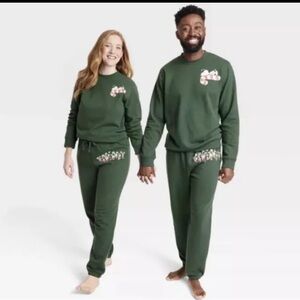 Peanuts Christmas Sweatpants Joggers Adult Size Small Holiday Lounge Pants New